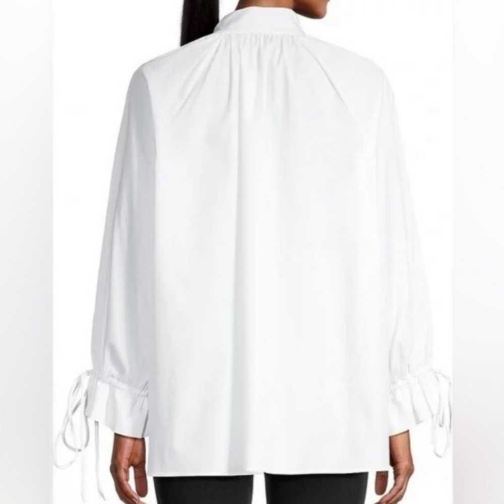 HARSHMAN White Women's Top Bianca Blouse - Picture 5 of 13